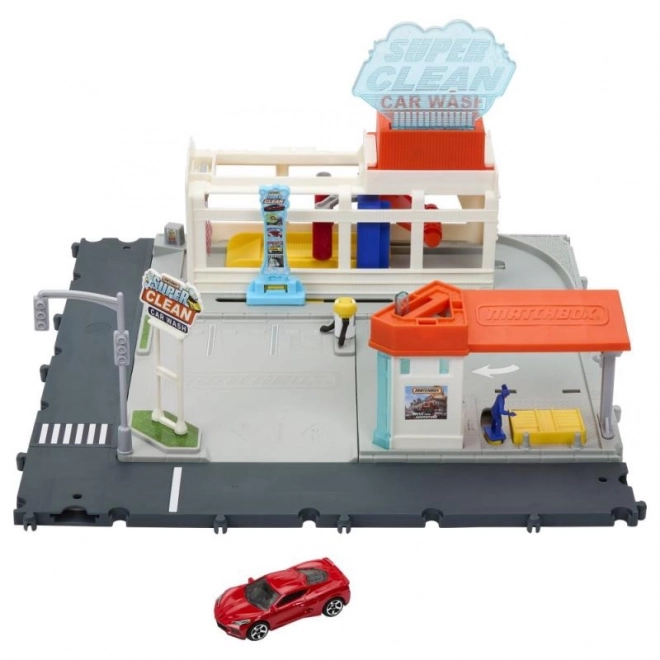 Sada Matchbox Real Adventures Myčka aut