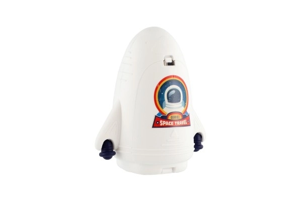 Raketoplán s doplňky plast 10x12x7cm