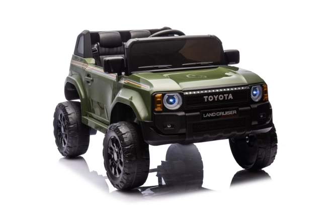 Elektrický vůz Toyota Land Cruiser Prado zelený