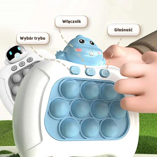 Elektronická hra POP IT Antistresová dovednostní hra Dino Modrá