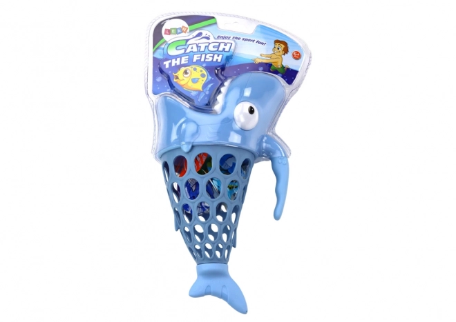 Košík na ryby Shark Fish Handle Blue