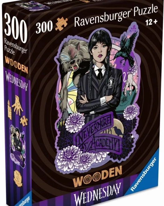 Dřevěné puzzle Wednesday 300 dílků Ravensburger