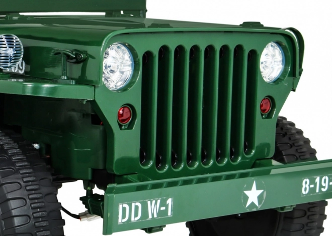 Dětský vojenský retro terénní vůz 4x4