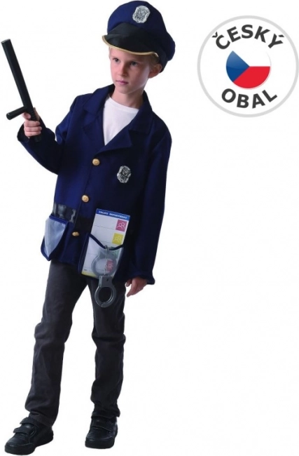 Karnevalový kostým Policista pro děti 130-140 cm