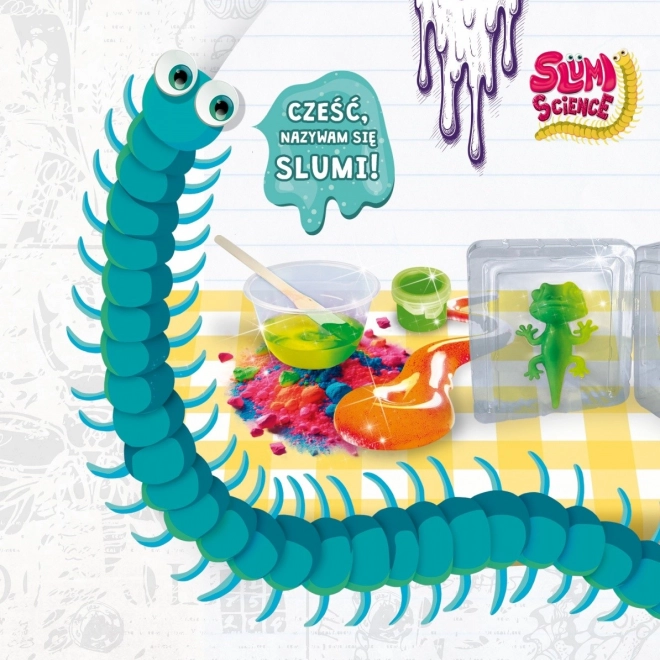 Zestaw Slumi Science - Antistresový Chameleon