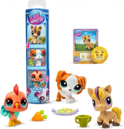 Littlest Pet Shop 3 figurky - různé druhy
