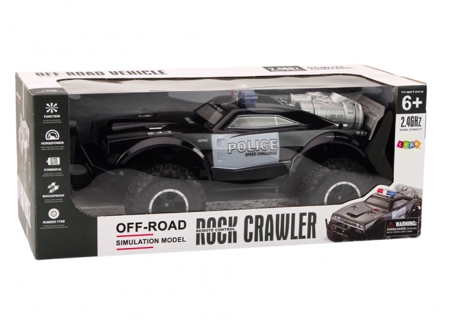 RC dálkově ovládané terénní policejní auto 1:8