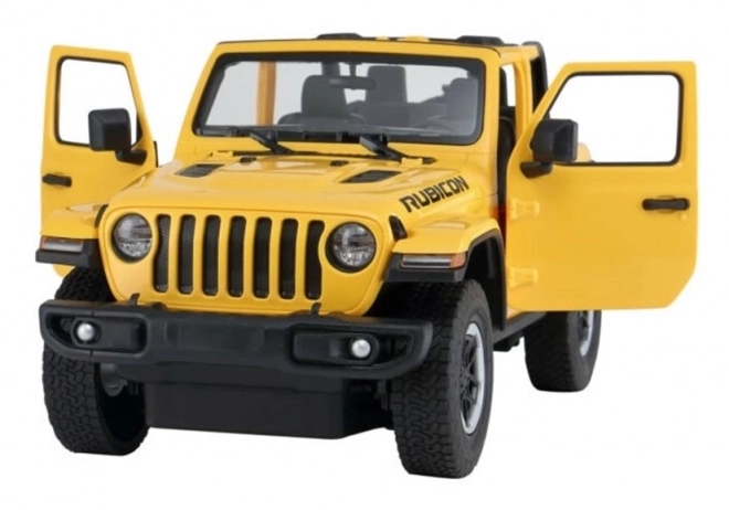 Auto R/C Jeep Wrangler Rubicon 1:14 Rastar – Žlutý