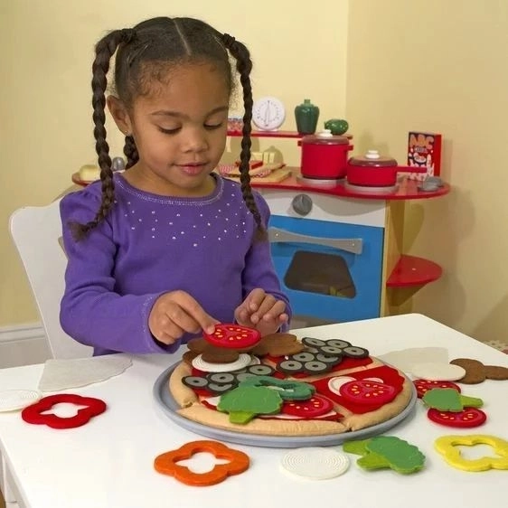 Pizza set z filcového materiálu Melissa & Doug