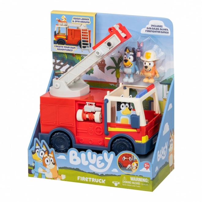 Sada figurek hasičského auta Bluey