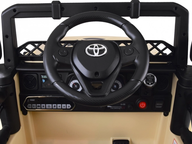 Elektrické autíčko Toyota FJ Cruiser pro děti – Béžová