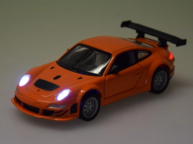 Kovový model Porsche 911 GT3 RSR 1:32 se světlem a zvukem