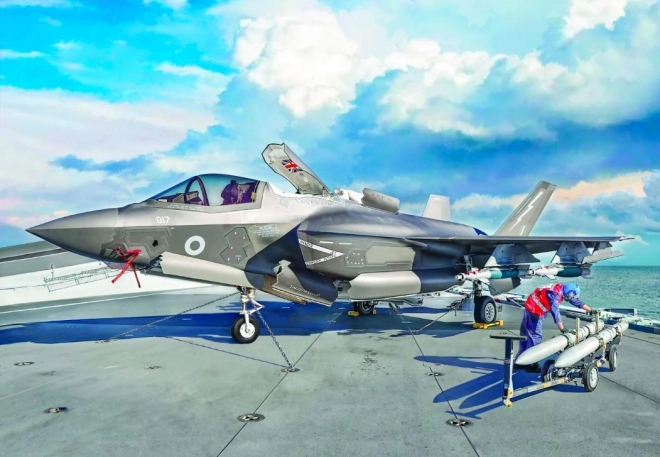 F-35B Lightning II - stavebnice modelu v měřítku 1/48