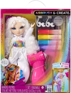 Rainbow High Airbrush panenka s doplňky – zelené oči