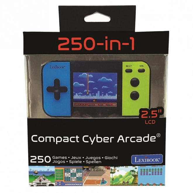 Herní konzole Compact Cyber Arcade s obrazovkou 2,5" - 250 her