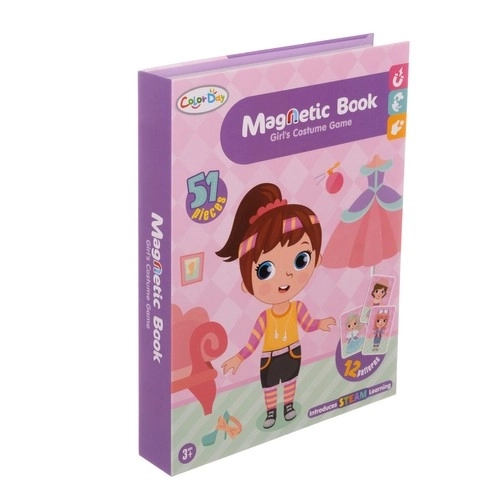 Magnetické puzzle móda pro děti