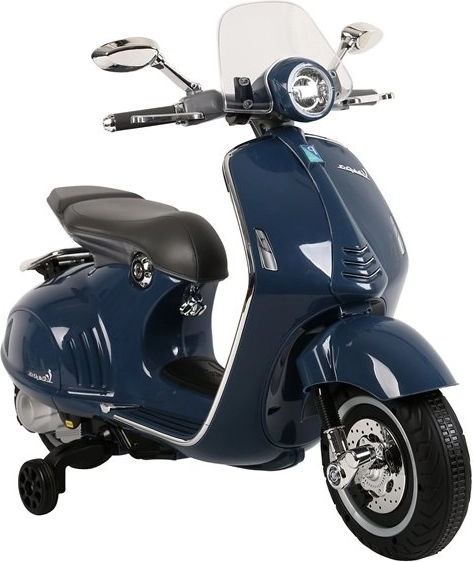 Dětský elektrický skútr Vespa GTS 300 modrý