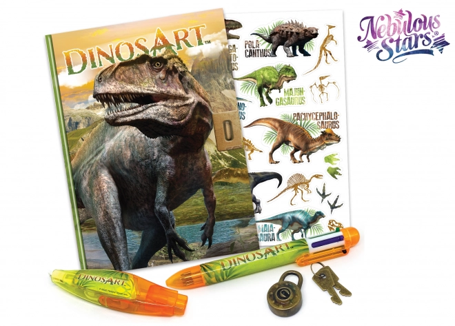 DinosArt zápisník se zámkem