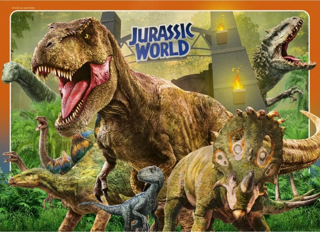 Ravensburger puzzle Jurassic World set 4x100pcs