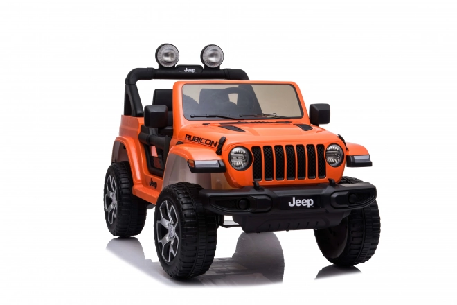 Dětské elektrické auto Jeep Wrangler Rubicon oranžové