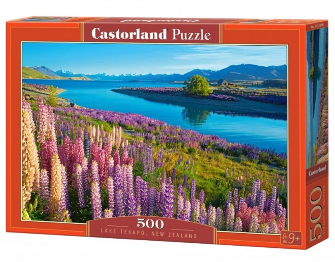 Puzzle 500 dílků – jezero Tekapo, Nový Zéland