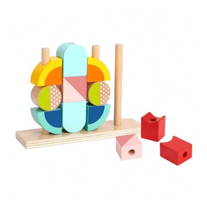 Kreativní dřevěné 3D kostky krab