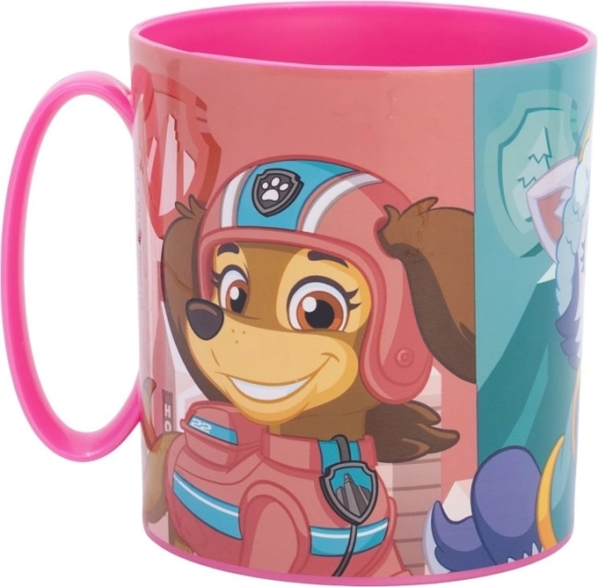 Plastový hrneček 390 ml Tlapková patrola růžový