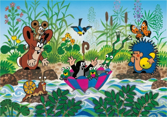 Krtečkova plavba Puzzle 100 dílků