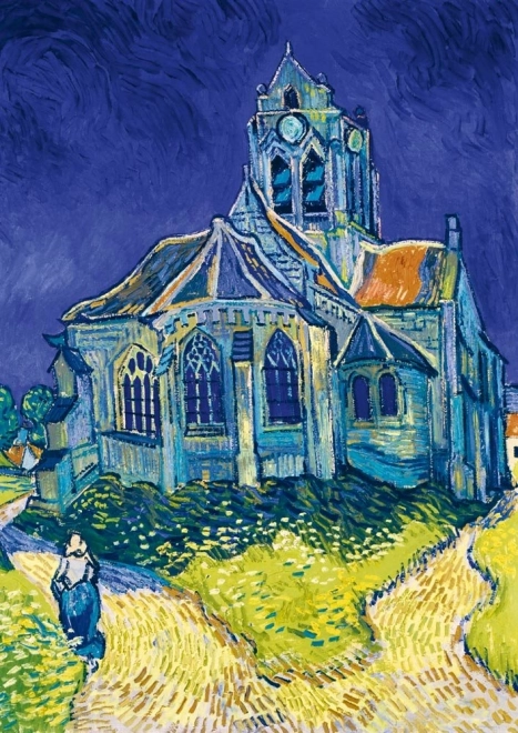 Puzzle Kostel v Auvers-sur-Oise od BLUEBIRD 1000 dílků