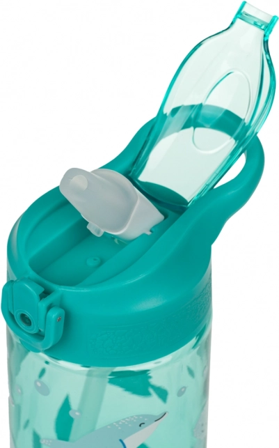 Tritanová láhev s brčkem svět oceánu 500 ml