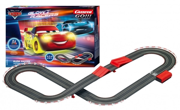 Autodráha Carrera GO Disney Cars 3 Glow
