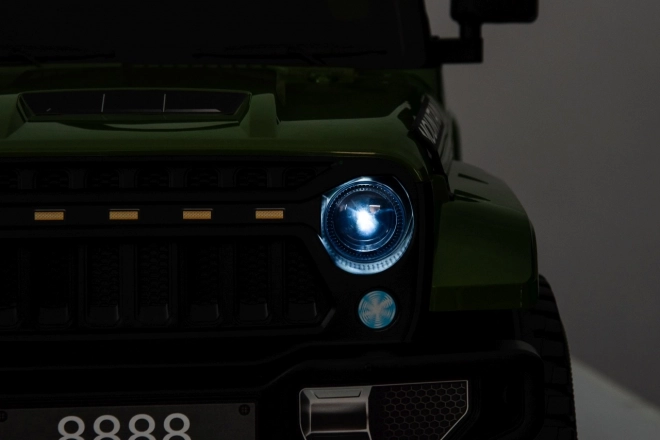 Dětské auto na dálkové ovládání off road zelené