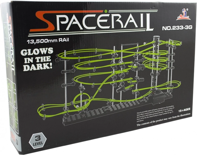 Kosmický Rollercoaster Spacerail svítící ve tmě Level 3
