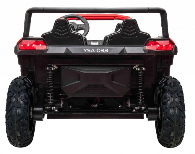 Čtyřmístná bugina ATV RACING UTV2000 s li-ion baterií – červená