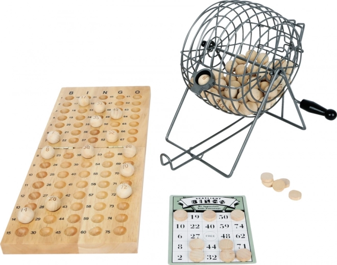 Bingo hra ze dřeva