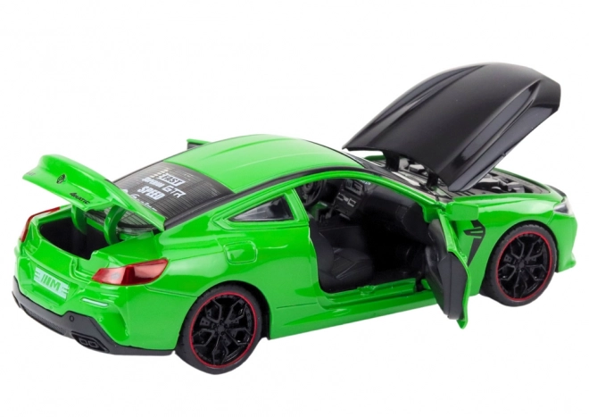 Sportovní auto 1:24 s třecím pohonem a otevíracími prvky