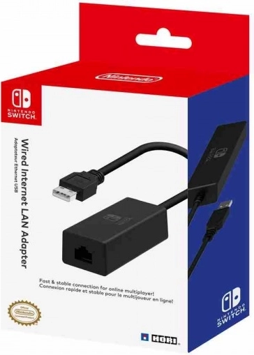 Drátový LAN adaptér pro Nintendo Switch