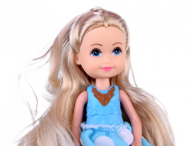 Krásné mini panenky 12 cm sada 6 kusů