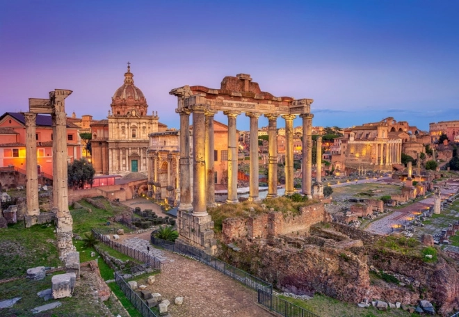 Puzzle 1000 ks Forum Romanum Řím Itálie