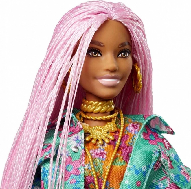 Barbie Extra - růžové copánky GXF09 51  TV 1.10.-31.12.