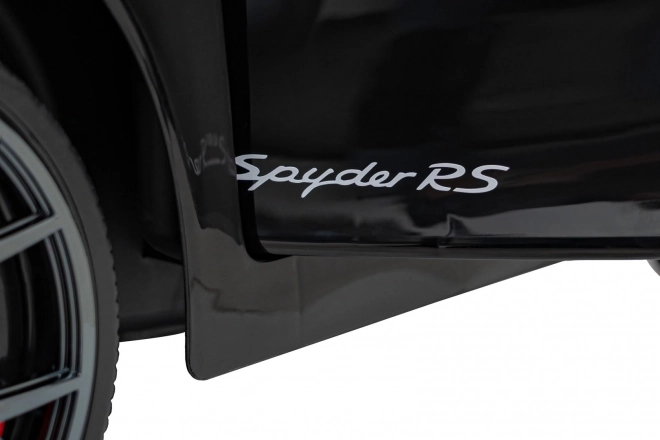 Elektrické autíčko Porsche 718 s MP4 audio panelem – Černé