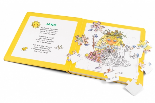 Od jara do zimy – Puzzle, básničky, omalovánky, kvízy