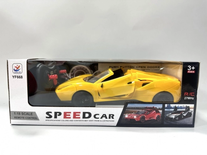 RC sportovní auto v měřítku 1:18