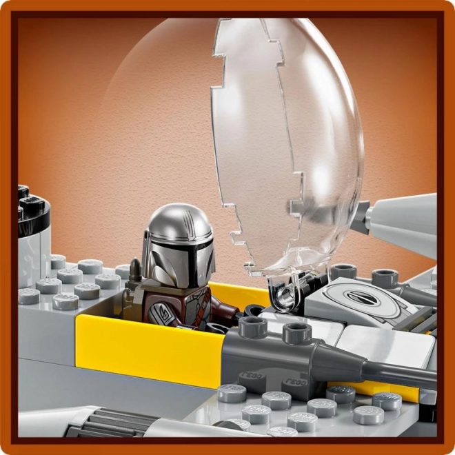 Kostky Star Wars Mandalorian N-1 s Mando a Grogu