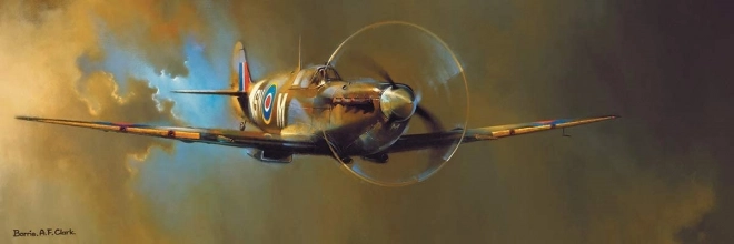 EUROGRAPHICS panoramatické puzzle Spitfire – 1000 dílků