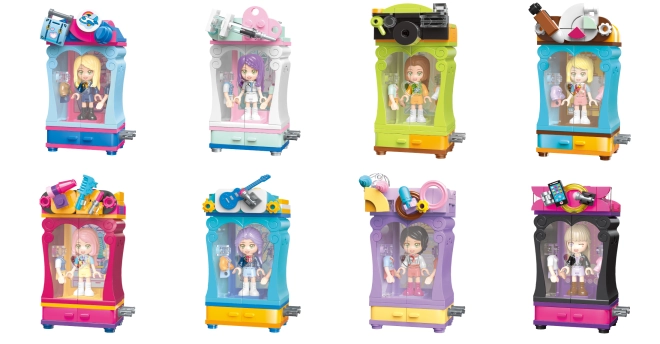 Minifigurka a doplňky v každé sadě