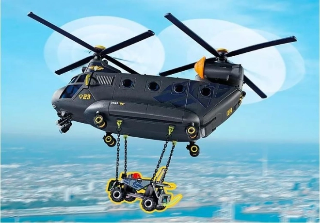Playmobil City Action záchranný vrtulník jednotky speciálů