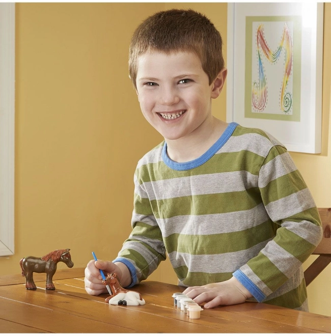 Koně - malování figurek - Melissa and Doug