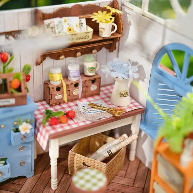 3D dřevěné puzzle Vysněný zahradní dům