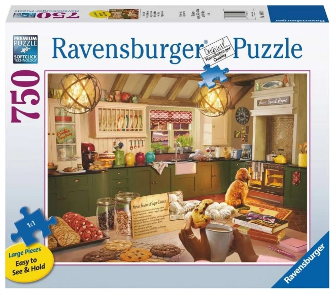 Ravensburger Puzzle U Tiché Kuchyně 750 Dílků